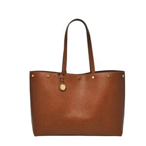 NEW Factory Wrapped $380 Fossil Jessie East West Tote in Brown!